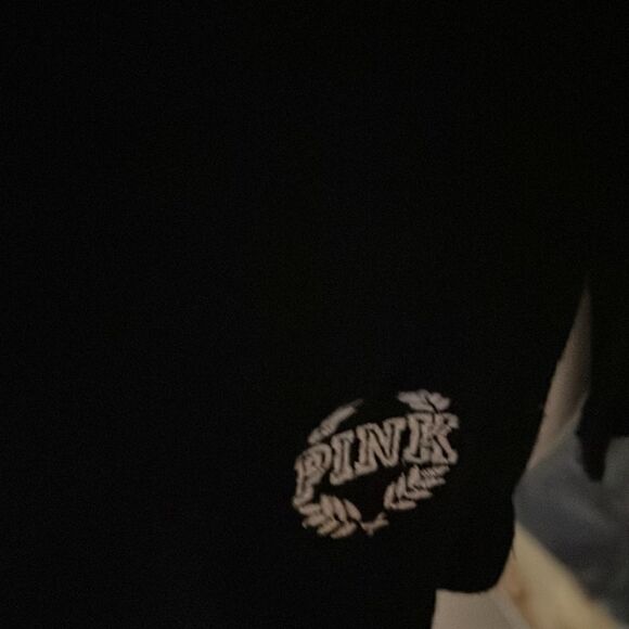 Pink Victoria’s Secret women’s black Super soft black top size S - Picture 2 of 7